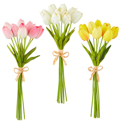 15in Real Touch Tulip Bundle