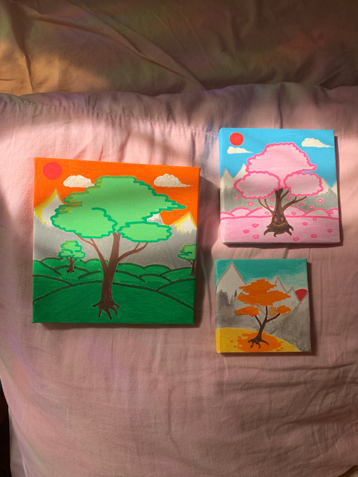 Anika - Painting Orange Tree