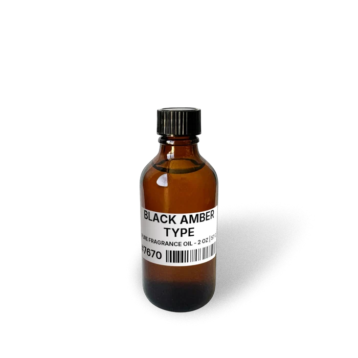 Black Amber Type Pure Fragrance Oil - 2 oz | 57 g bottle image showing Pure Fragrance Oil in 2 oz size. Fragrance product bottle photo for Black Amber Type Pure Fragrance Oil - 2 oz | 57 g.