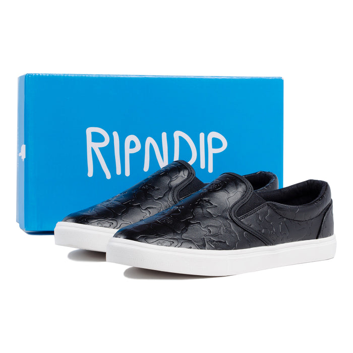 RipNDip Blackout Camo Slip Ons