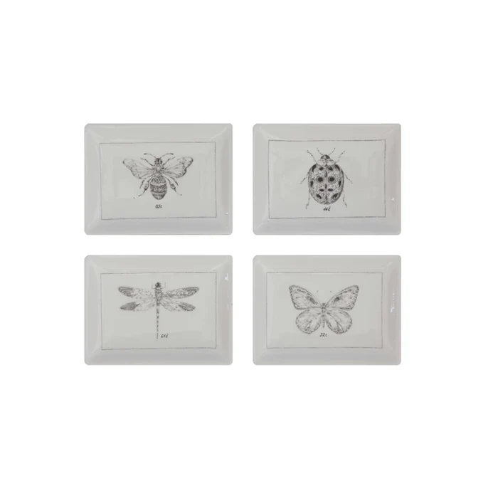 Ceramic Dish with Insect