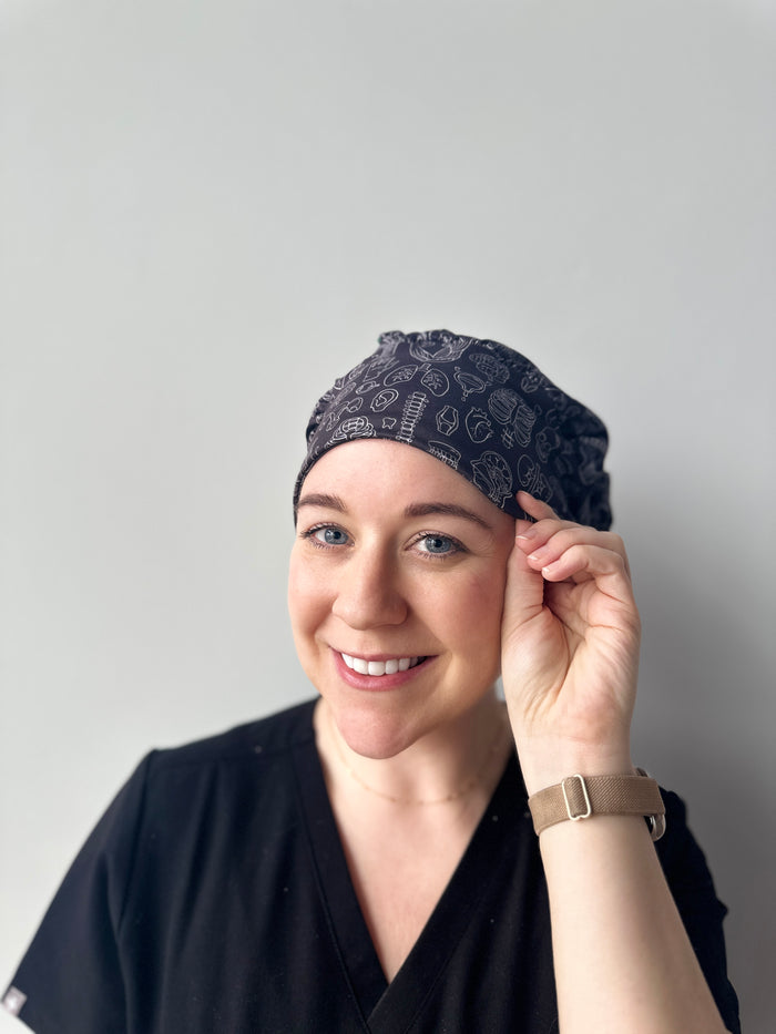 CloudCaps Scrub Cap | Anatomy