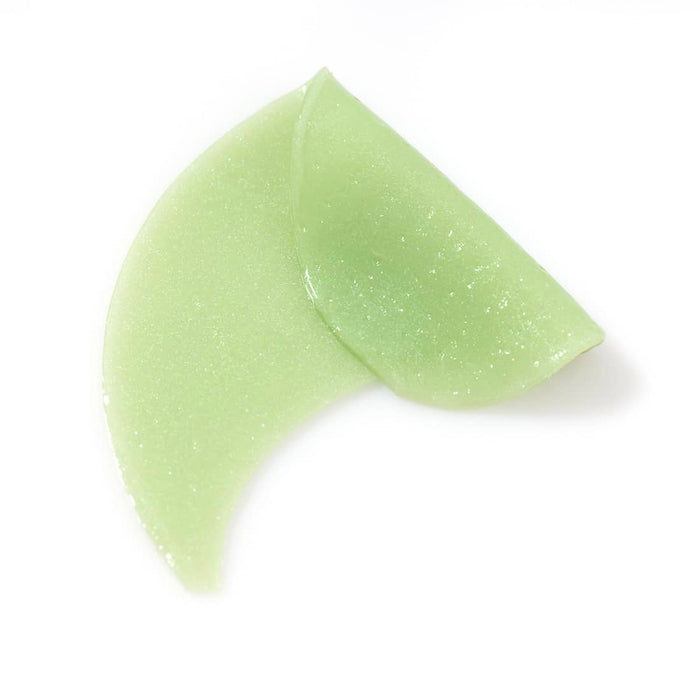 Green hydrogel under-eye patches, cooling and soothing eye gels designed to depuff, hydrate, and refresh tired under-eyes