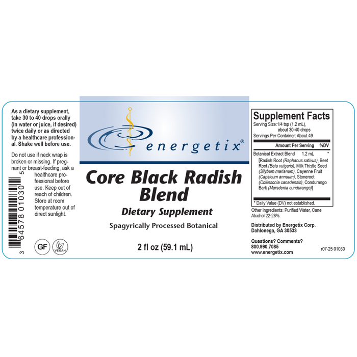 Core Black Radish Blend by Energetix