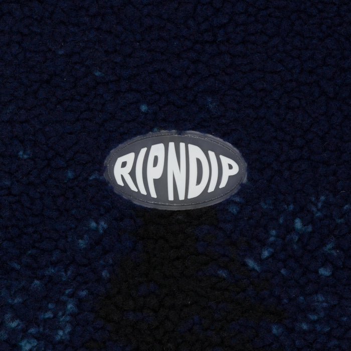 RIPNDIP Cosmic Meadow Sherpa Jacket (Purple/Slate)