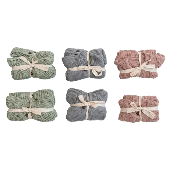 Cotton Knit Baby Sweater