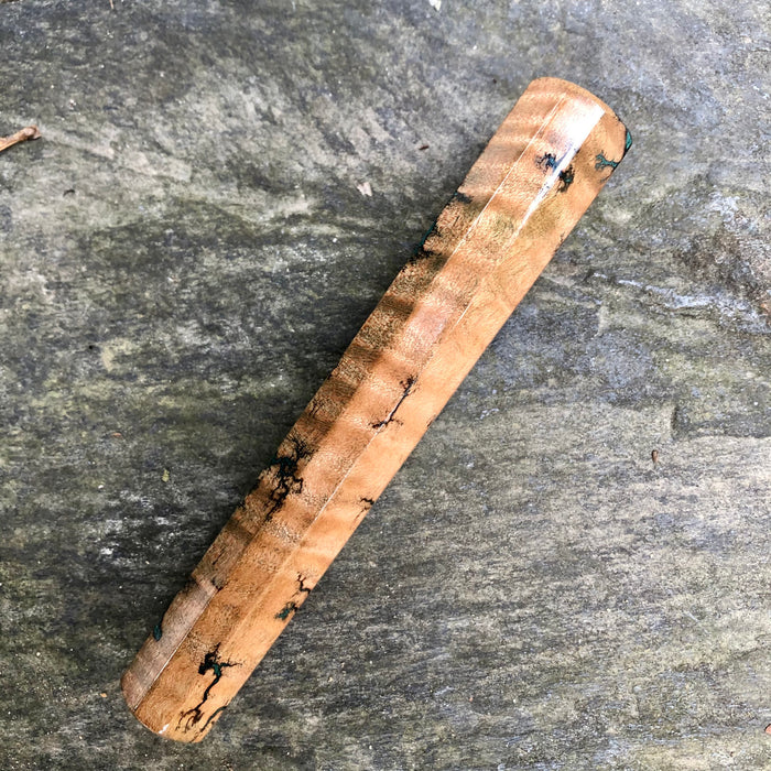 Custom Japanese Knife handle (wa handle) - Litchenberg Malachite