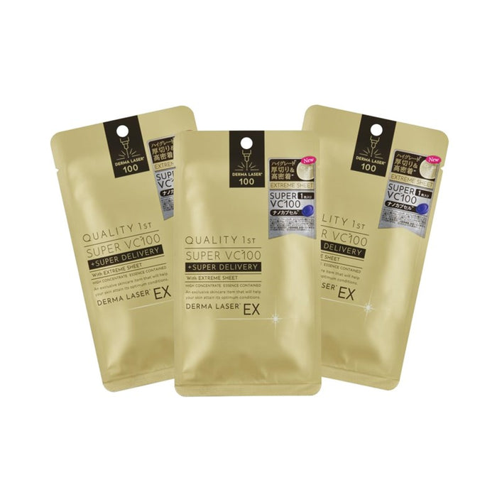 QUALITY 1ST Derma Laser EX Super VC100 Mask (3 sheets) | Isetan KL Online Store