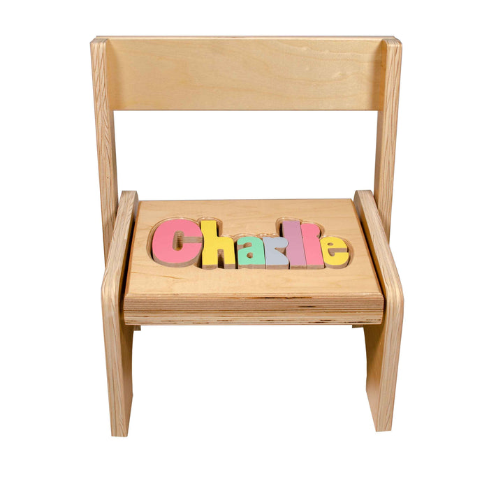 Flip Back Name Stools
