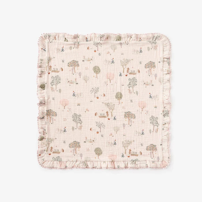 Garden Picnic Organic Muslin Blankie