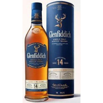 Glenfiddich 14 Years Bourbon Barrel Cask Single Malt Scotch Whiskey
