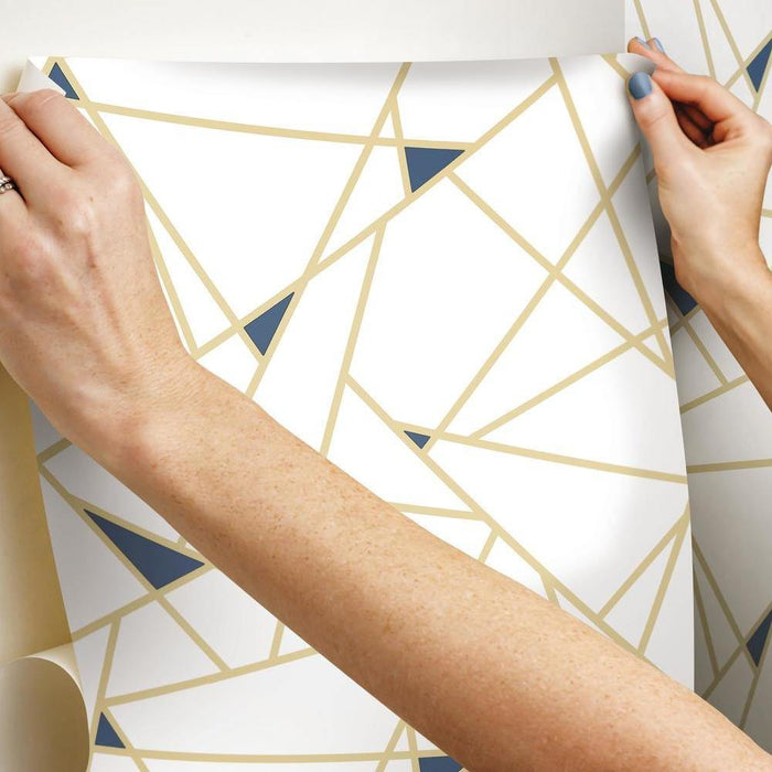 Gold Fracture Peel & Stick Wallpaper - EonShoppee