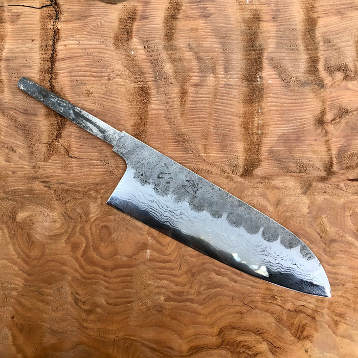Hatsukokoro Inazuma Aogami Super Santoku 175 mm - Blade Only