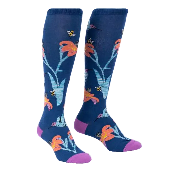 Hummingbird Knee High Socks