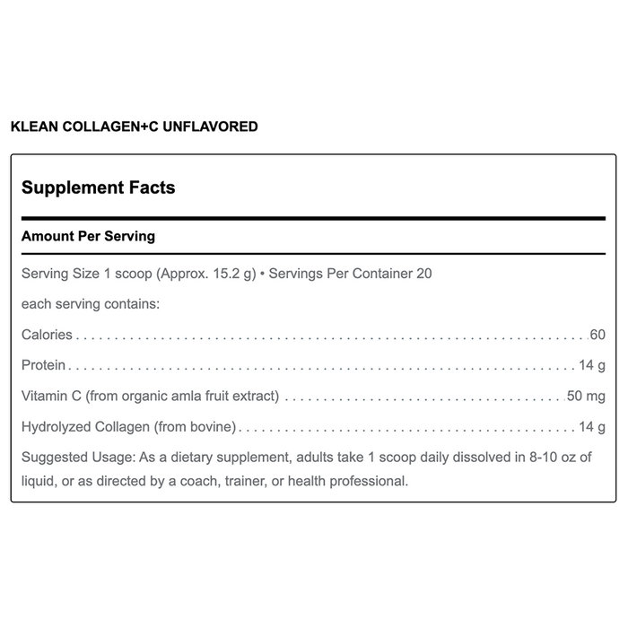 Klean Collagen+C (Unflavored) by Douglas Labs