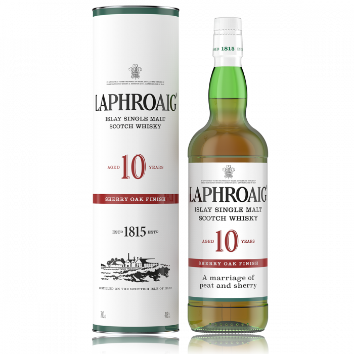 Laphroaig Aged 10 Years Sherry Oak Finish Single Malt Scotch 750ml