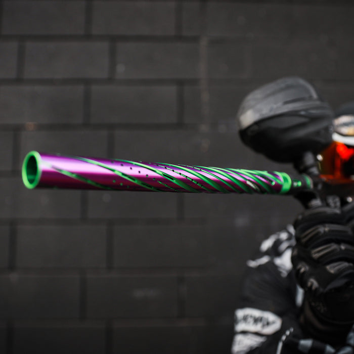 LAZR Elite Orbit Barrel Tip - Dust Green/Purple