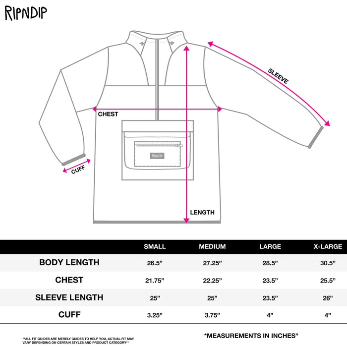 RipNDip Maui Nerm Packable Anorak Jacket (Black)