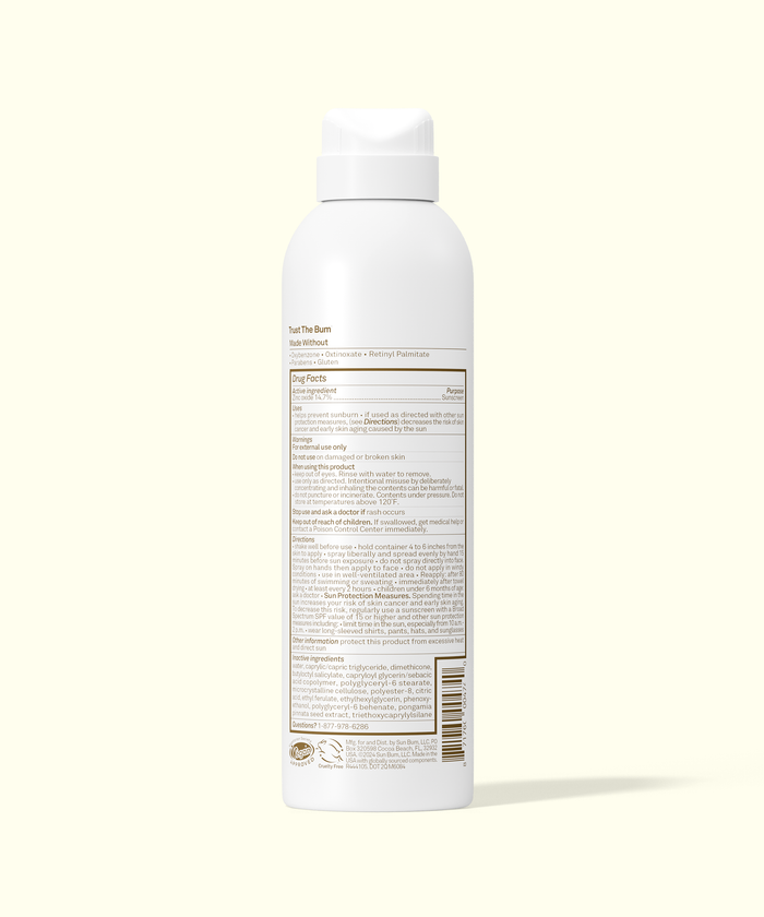 White bottle with a label on a white background