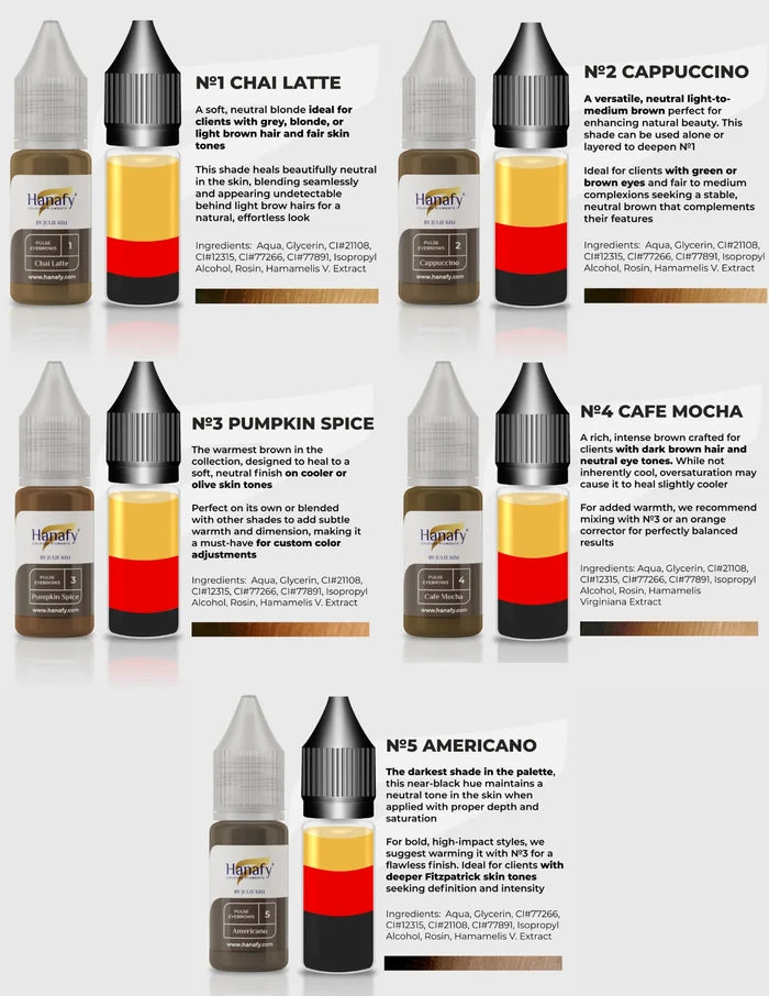 Pulse Eyebrows Full Set - 10ml