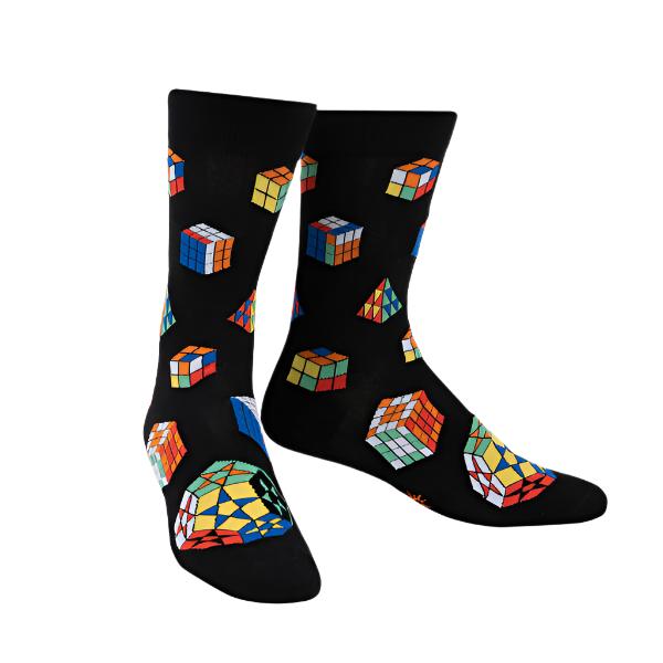 Puzzle Box Socks Crew Socks