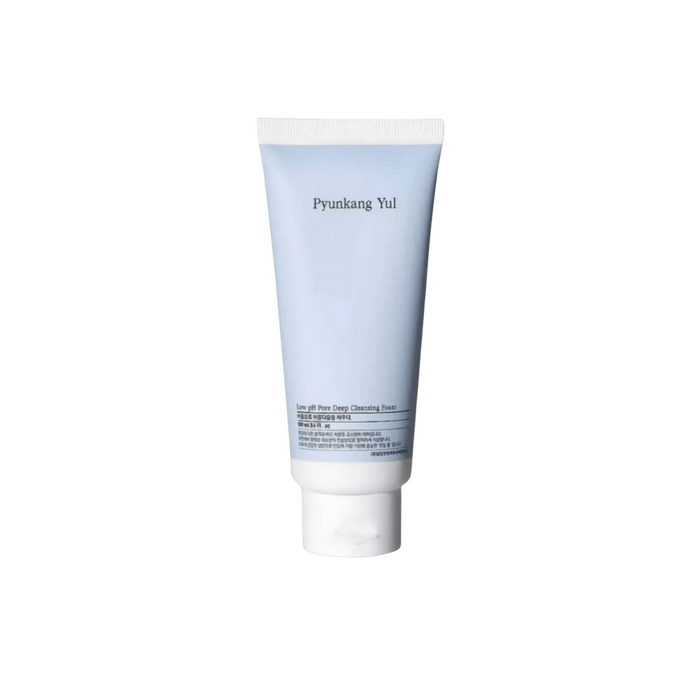 PYUNKANG YUL Low pH Pore Deep Cleansing Foam is a gentle yet effective facial cleanser designed to remove impurities without stripping the skin. Formulated with a low pH to support the skin’s natural barrier, it deeply cleans pores while keeping the skin balanced. Enriched with Centella Asiatica, Tea Tree, and Witch Hazel Extracts, it helps soothe and refine the skin, while Sodium Hyaluronate and Beta-Glucan provide light hydration for a fresh, clean finish. Perfect for daily use and sensitive s