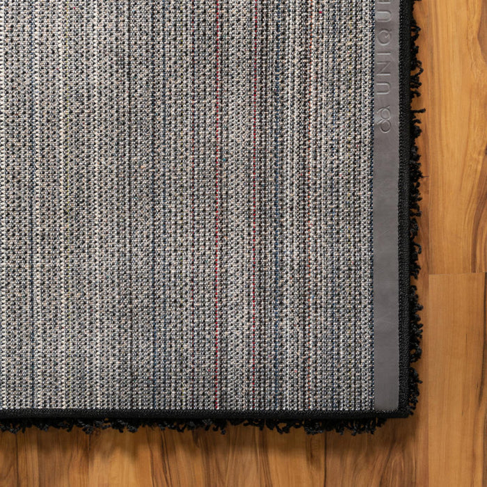 Santoshi Jet Black Carpet 7ft 10 in Square