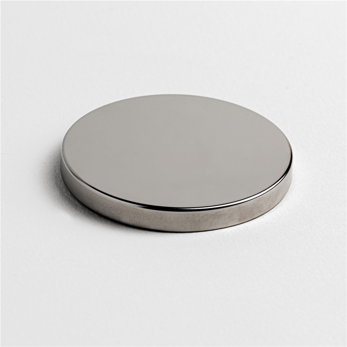Silver Flat Metal Candle Tumbler Lid