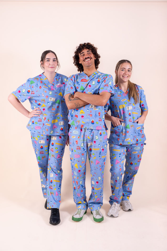 Speech Pathology – Unisex Printed Scrub Pant