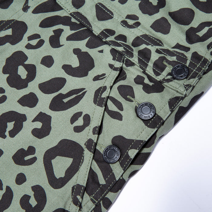 RIPNDIP Spotted Cotton Twill Overalls (Olive)