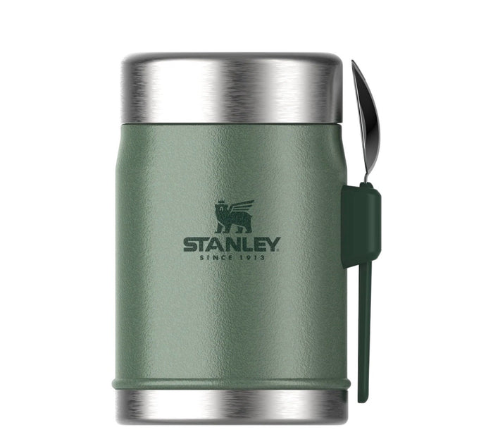 jar spork hammertone green