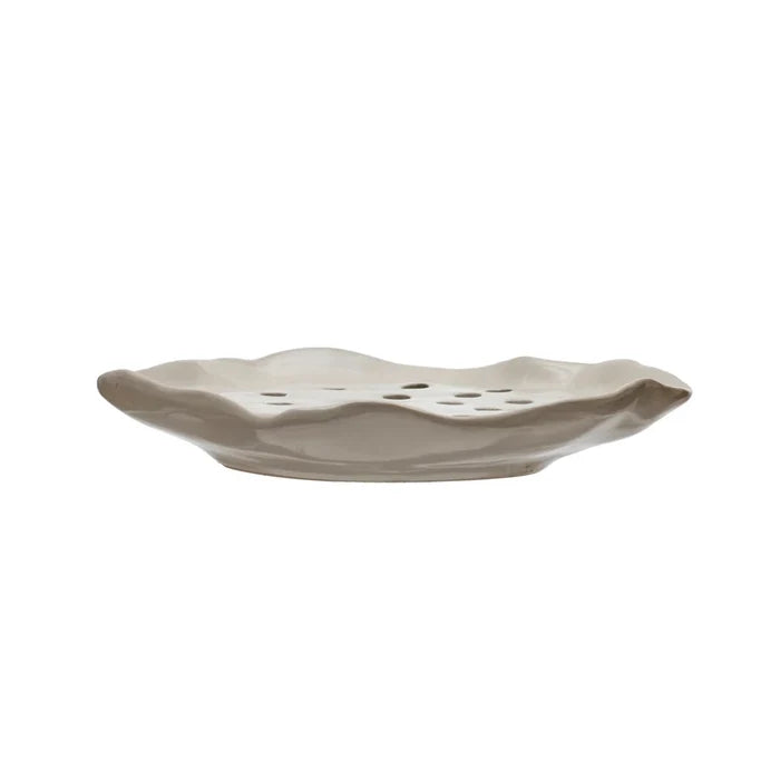 Stoneware Soap Dish