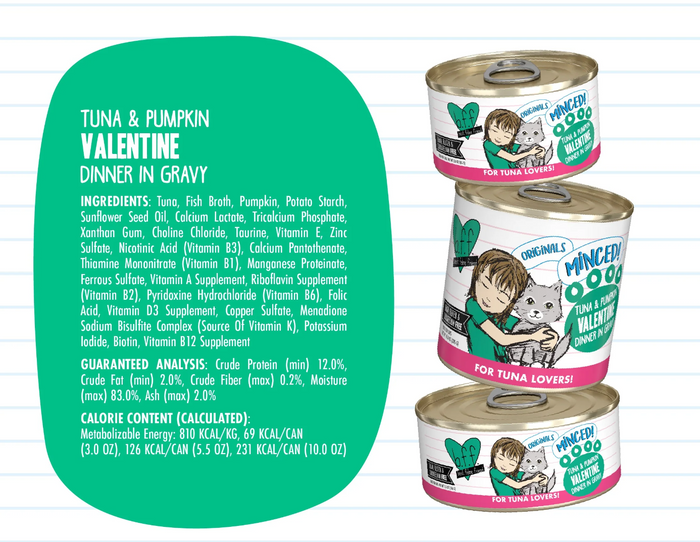 Weruva BFF Tuna & Pumpkin Valentine Canned Cat Food