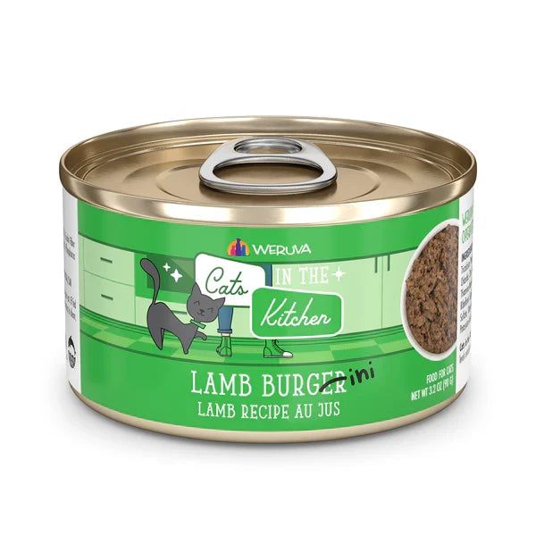 Weruva Cats in the Kitchen Lamb Burgerini Cat Food