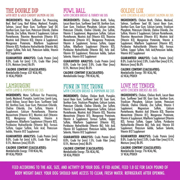 Weruva Pooch Pouch Party Variety Pack Pouches