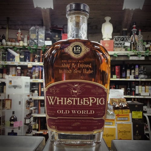WhistlePig 12YR Old World Straight Rye Whiskey