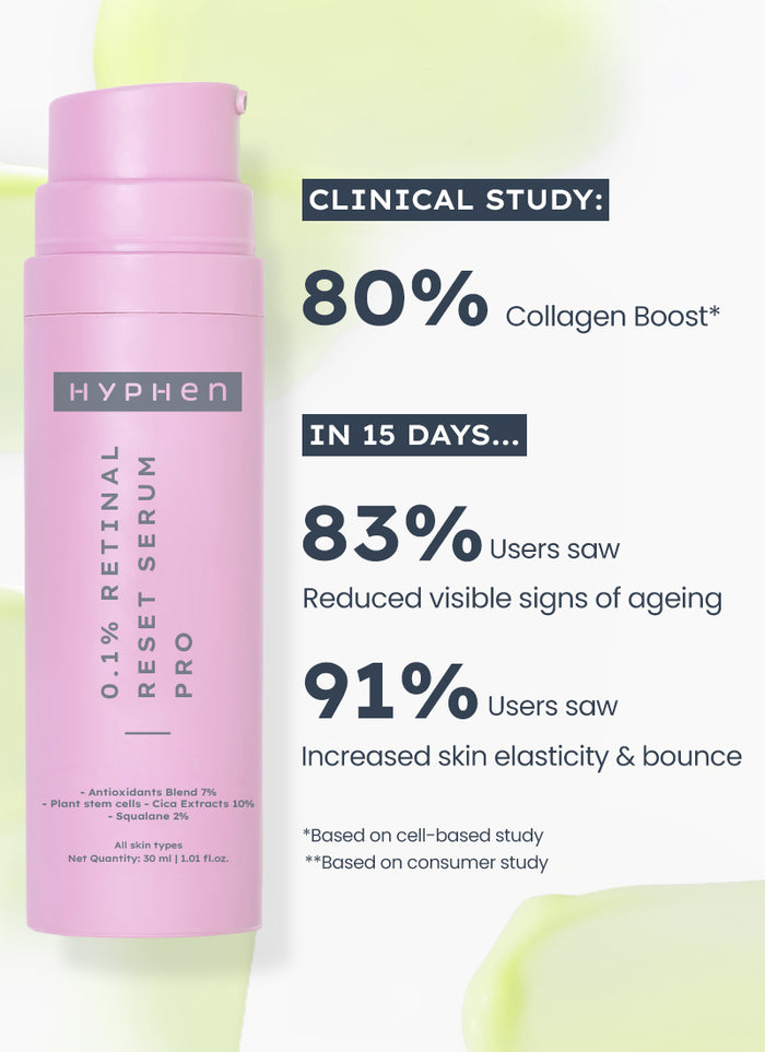Hyphen 0.1% Retinal Reset Serum PRO - texture and finish demo