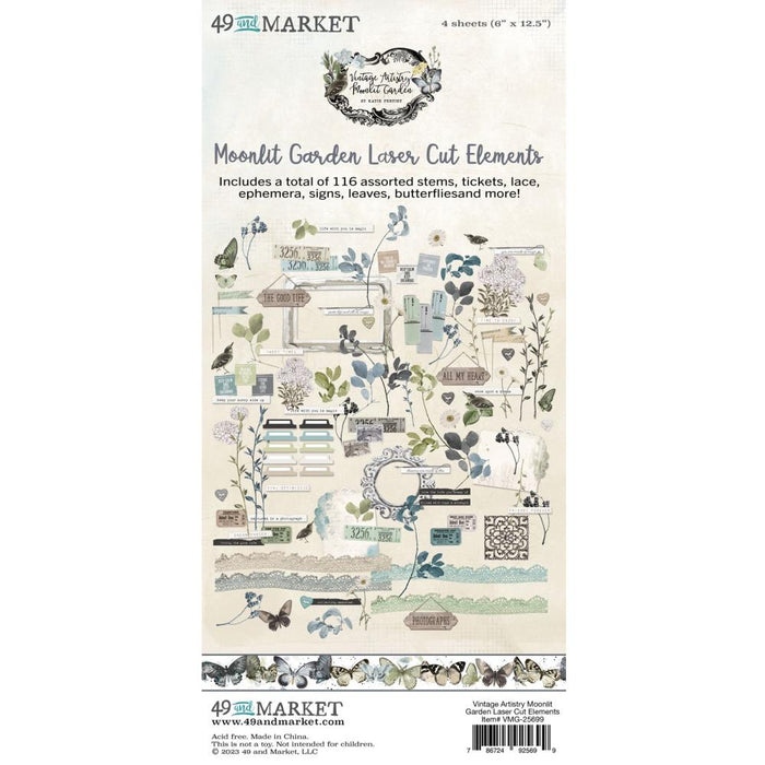 49 And Market Laser Cut Outs - Moonlit Garden