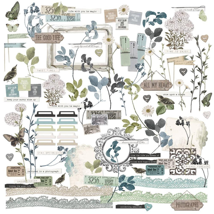 49 And Market Laser Cut Outs - Moonlit Garden