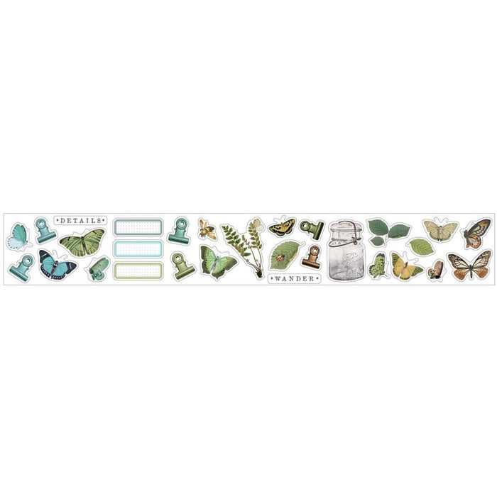 49 And Market Washi Sticker Roll - Nature Study Wings