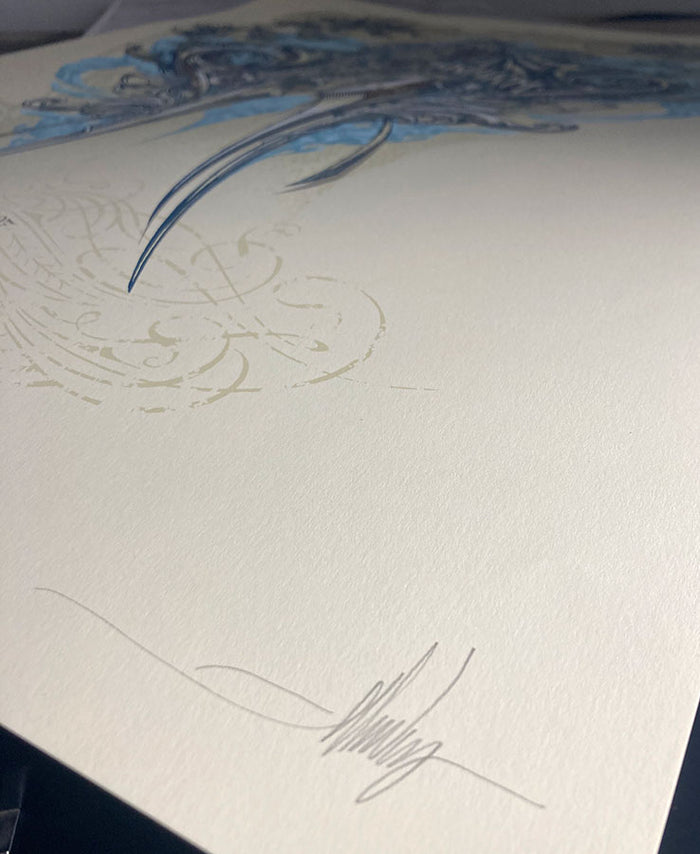 Aaron Horkey: ISIS Shades Of The Swarm Printer's Proof (RAER)
