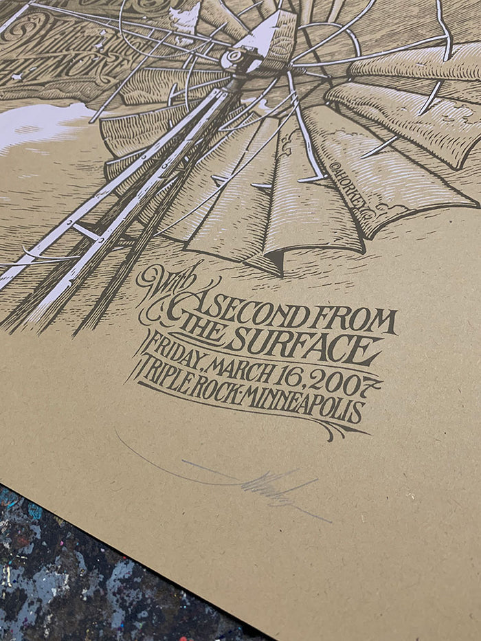 Aaron Horkey: Red Sparowes print 2007 (RAER)
