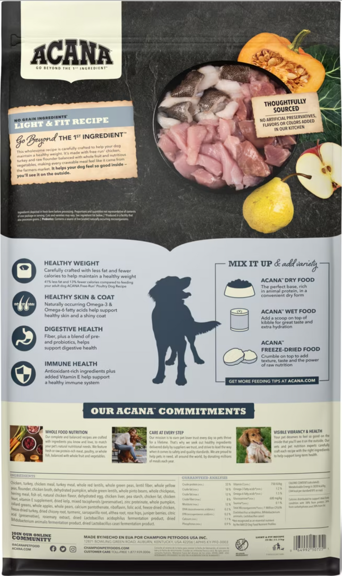 ACANA Light & Fit Dog Food
