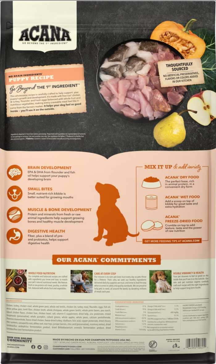 ACANA Puppy Recipe Dry Dog Food