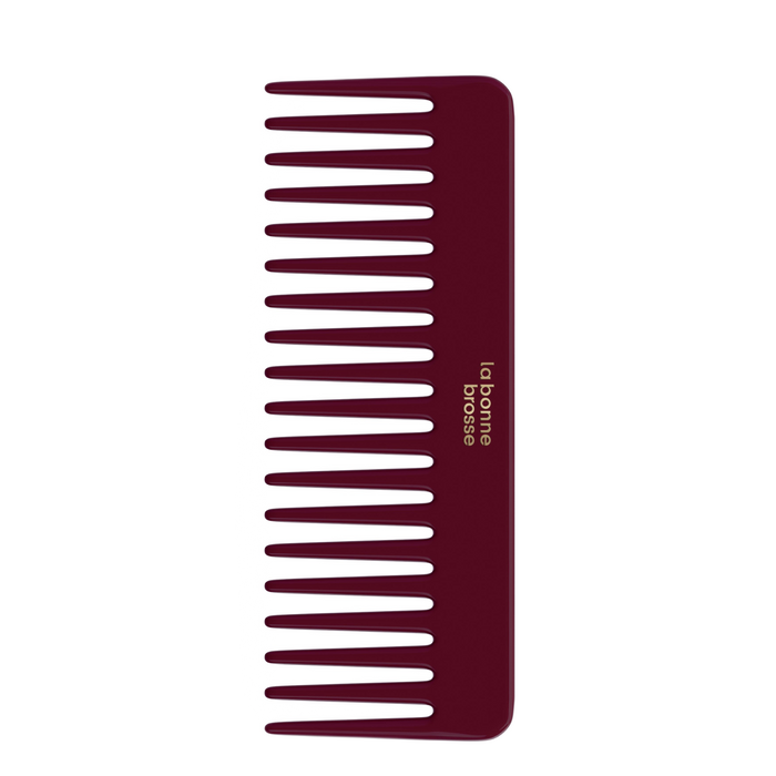 Acetate Detangling Comb - Cherry Red