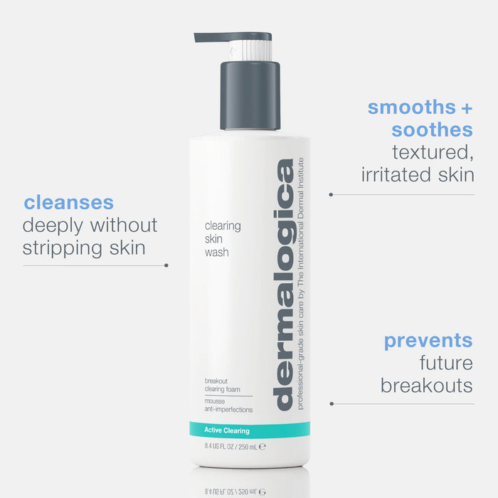 acne clearing skin wash benefits