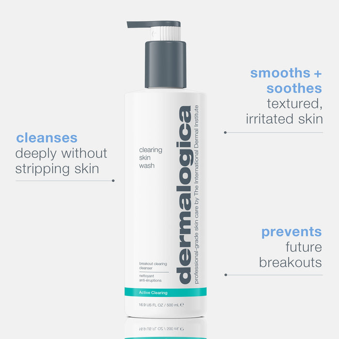 acne clearing skin wash benefits