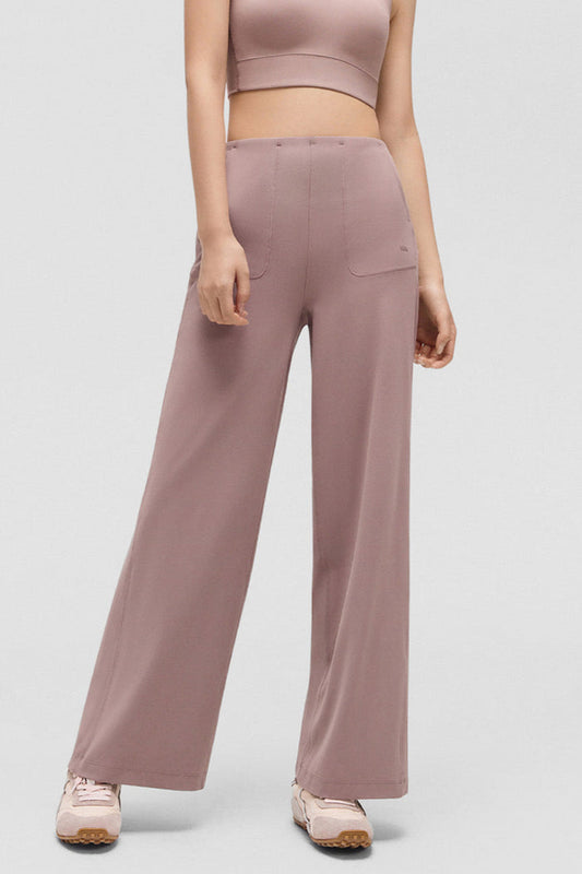 women’s high-stretch sculpting outdoor pants #color_dusty rose