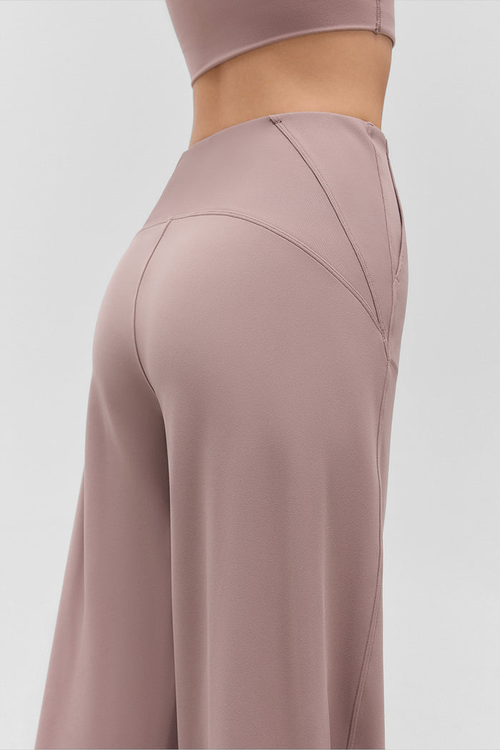 women’s high-stretch sculpting outdoor pants #color_dusty rose