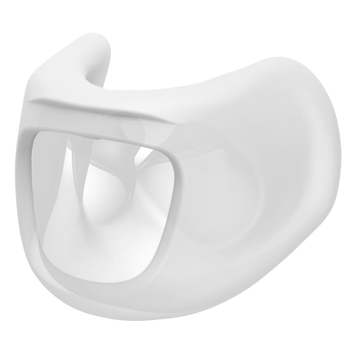 White silicone Pillow Cushion on a white background